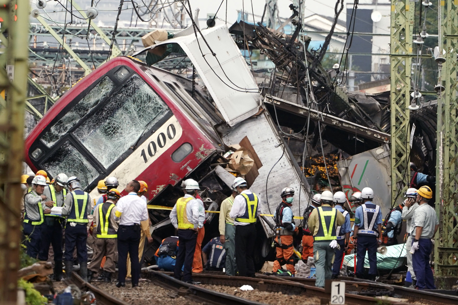 APTOPIX Japan Train Crash